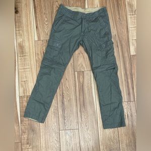 NWOT Wearfirst Mens Grey Cargo Pants Size 32x32